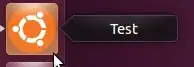 Only application icon displayed