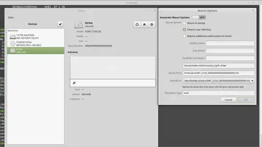 Disks utility