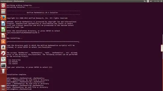 things I have typed in terminal is here