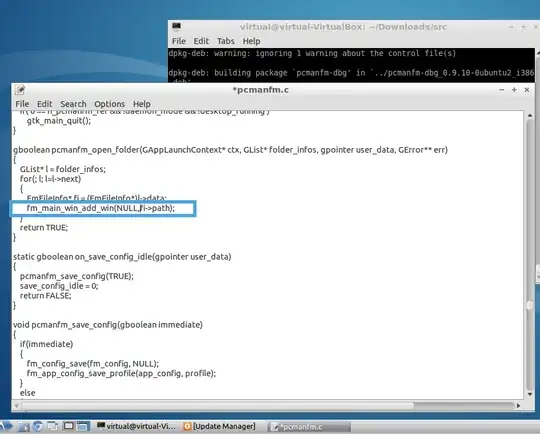 code after editing