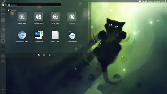 Transparent menu bar