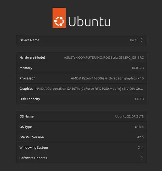 system info