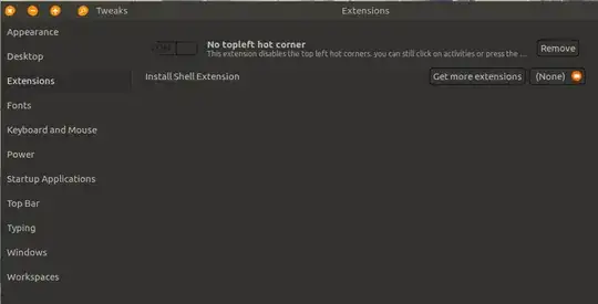 Extension options