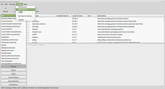 it will open software sources