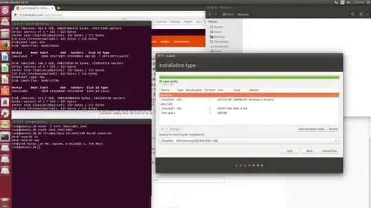 Screenshot for better diagnosis of issue