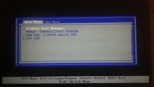 boot menu