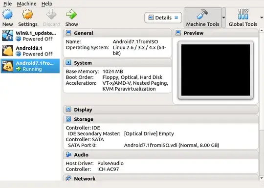 VirtualBox dialog