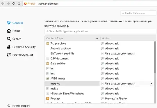 Firefox rTorrent screenshot
