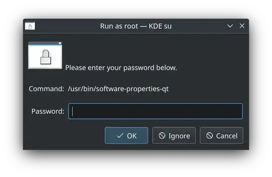 Initial Password Screen