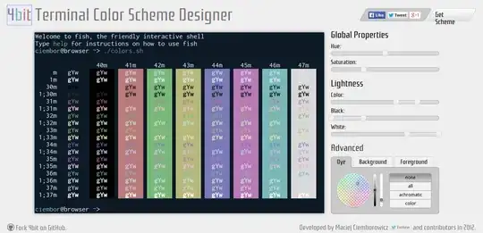 4bit Terminal Color Scheme Designer