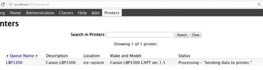 Print job hang on Processing