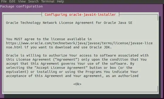 message that i'm prompted to