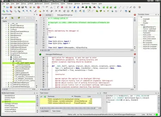 Eric IDE screenshot