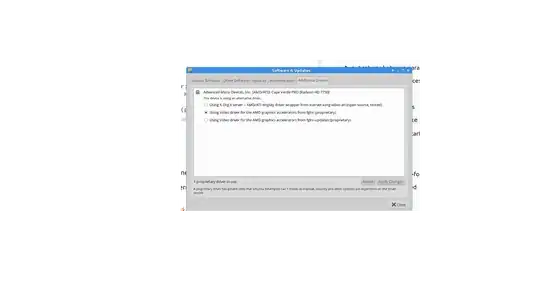 My video drivers settings?