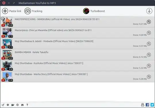 Youtube to MP3 main interface