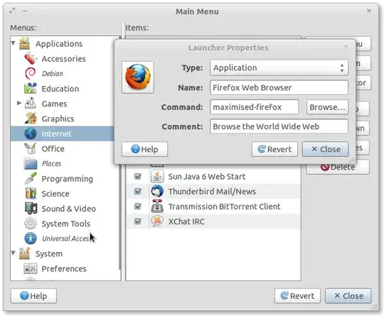 menu editor