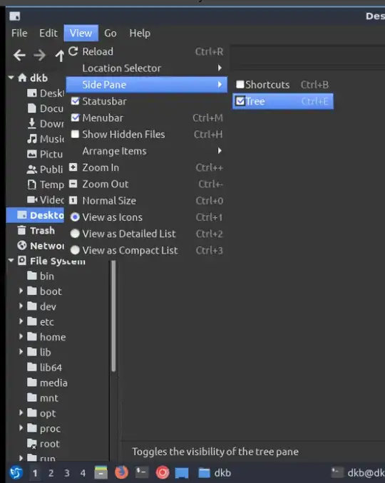 Tree View with Thunar