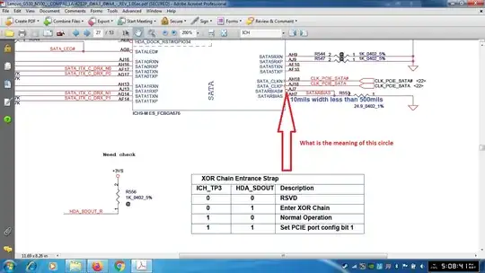screenshot of part of a schematic