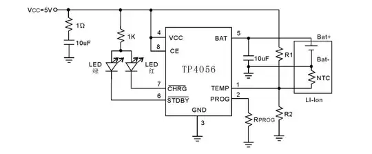 TP4056 Reference design