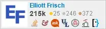 profile for Elliott Frisch on Stack Exchange, a network of free, community-driven Q&A sites