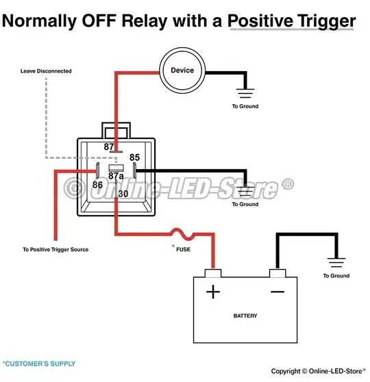 Normally off circuit