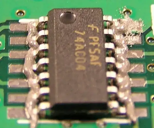 This line of paste will magically solder all the pins with no solder bridges
