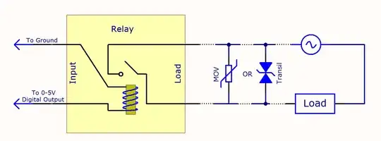 Relay spark suppression