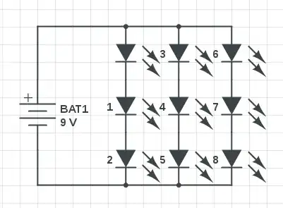 series parallel led matrix