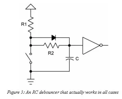RC debouncer