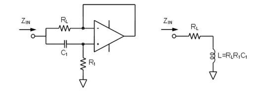 simulated inductor