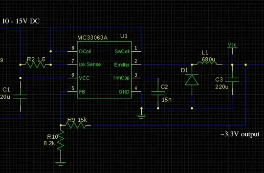 Buck regulator part of schematic