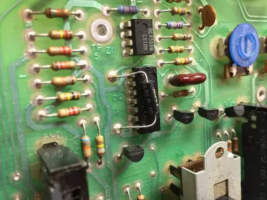 Resistor stuck on top transistor array