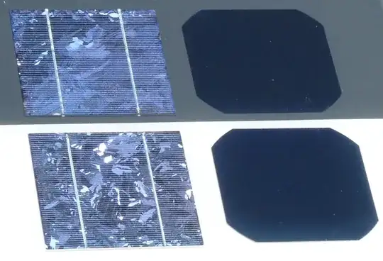 left: polycrystalline — right: monocrystalline