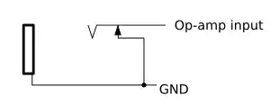 Jack socket with break-contacts.