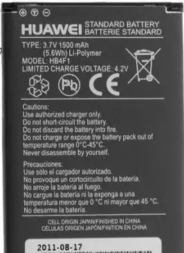 Battery markings