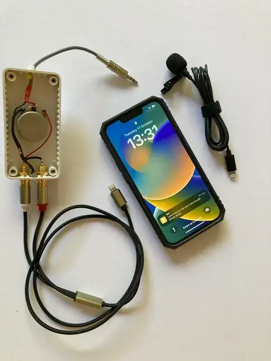 iphone lighting audio recording
