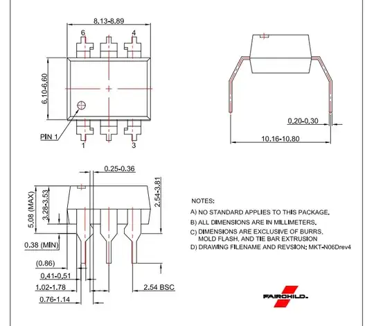 Fairchild Wide DIP-6