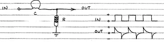RC differentiator circuit