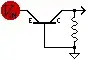 common base, zero voltage supply for the load circuit