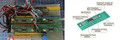 mcp23017 x 4