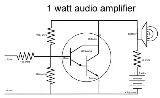 1 watt audio amplifier