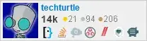profile for techturtle on Stack Exchange, a network of free, community-driven Q&A sites