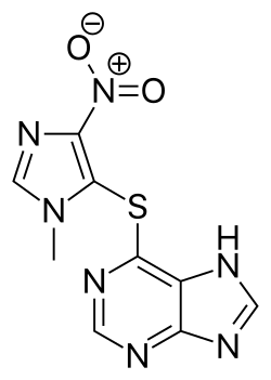 Azathioprine molecule
