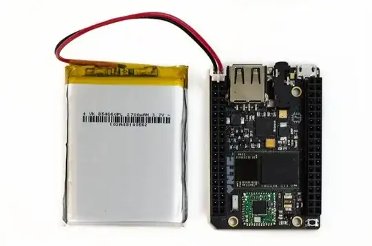 C.H.I.P. pcb with battery pack