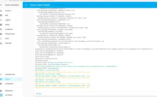 ESPHome Log