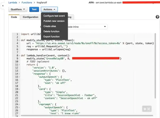 aws lambda code