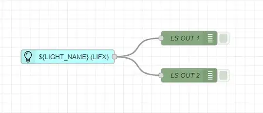 Two debug nodes on a single output