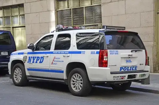 NYPD plate
