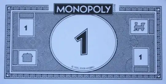 Monopoly $1 bill