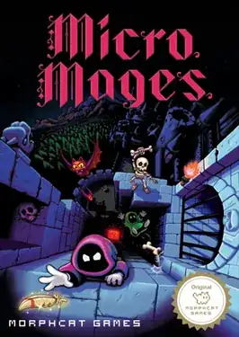Micro Mages box art with parody of the Nintendo Quality Seal